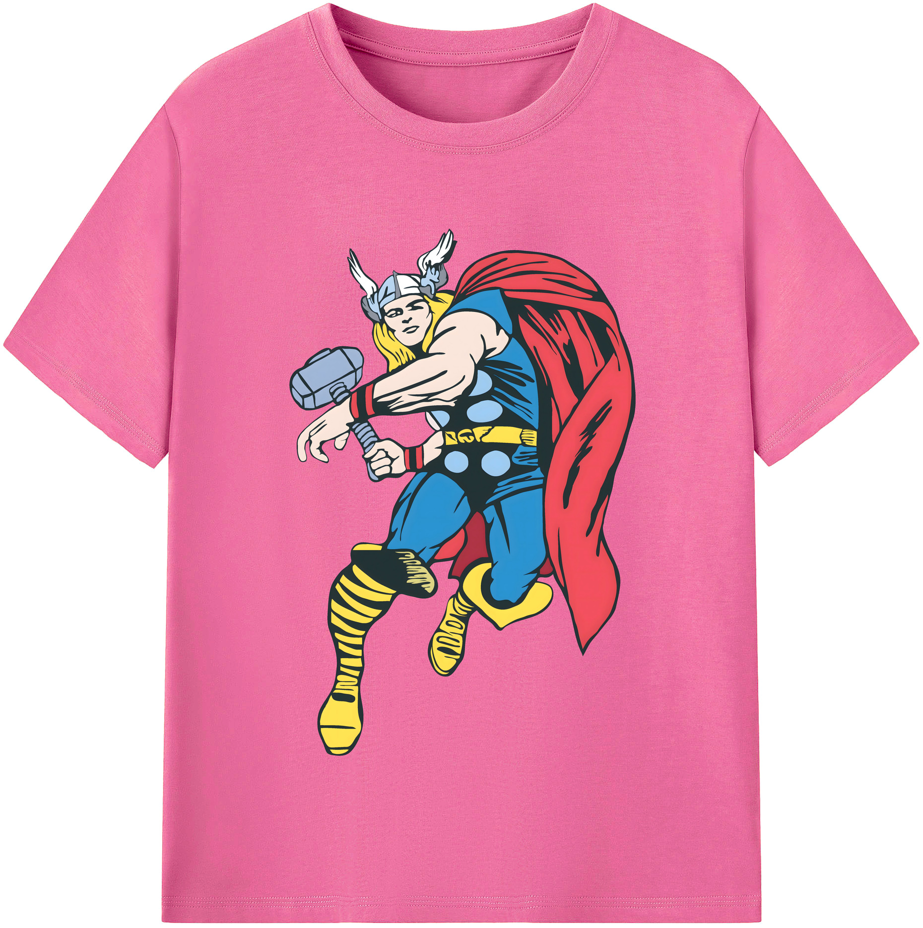 （画像用） アベンジャーズ The Avengers レディースカジュアルプリントTシャツ（綿100％）